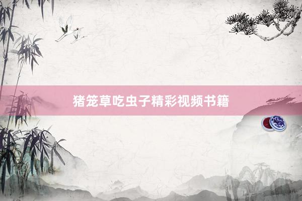 猪笼草吃虫子精彩视频书籍